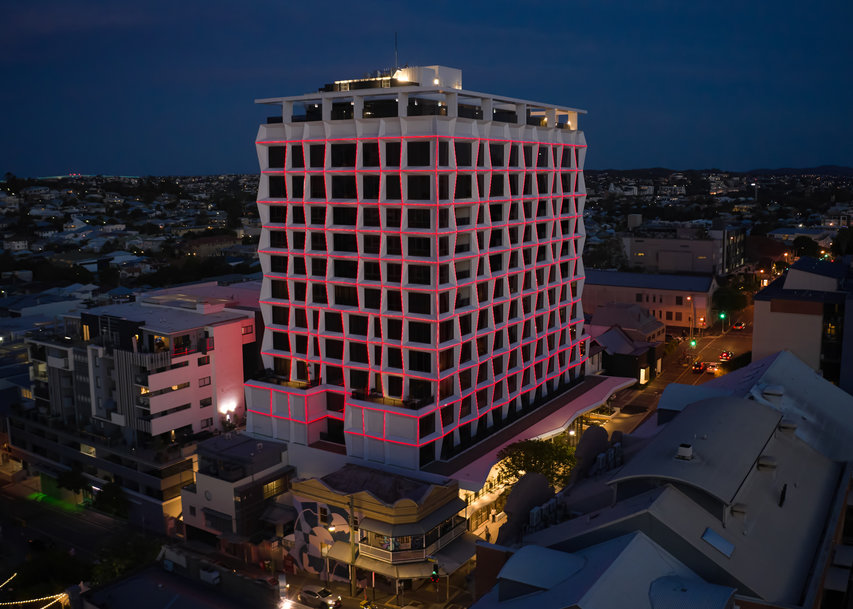 Pharos is a permanent guest at Brisbane’s Hotel X, Fortitude Valley, Brisbane